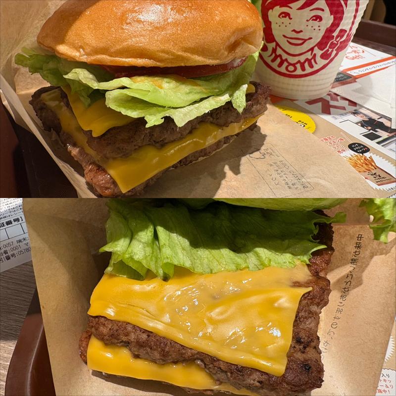 ウェンディーズUSAダブル(ウェンディーズ・ファーストキッチン 大船店)