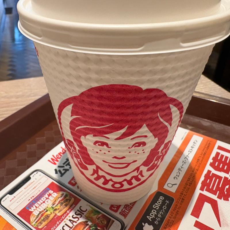 ホットコーヒー・M(ウェンディーズ・ファーストキッチン 大船店)