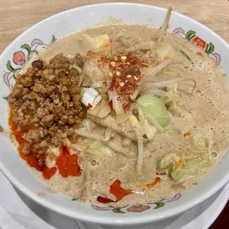 野菜たっぷり坦々麺(餃子の王将 ノジマモール横須賀店)