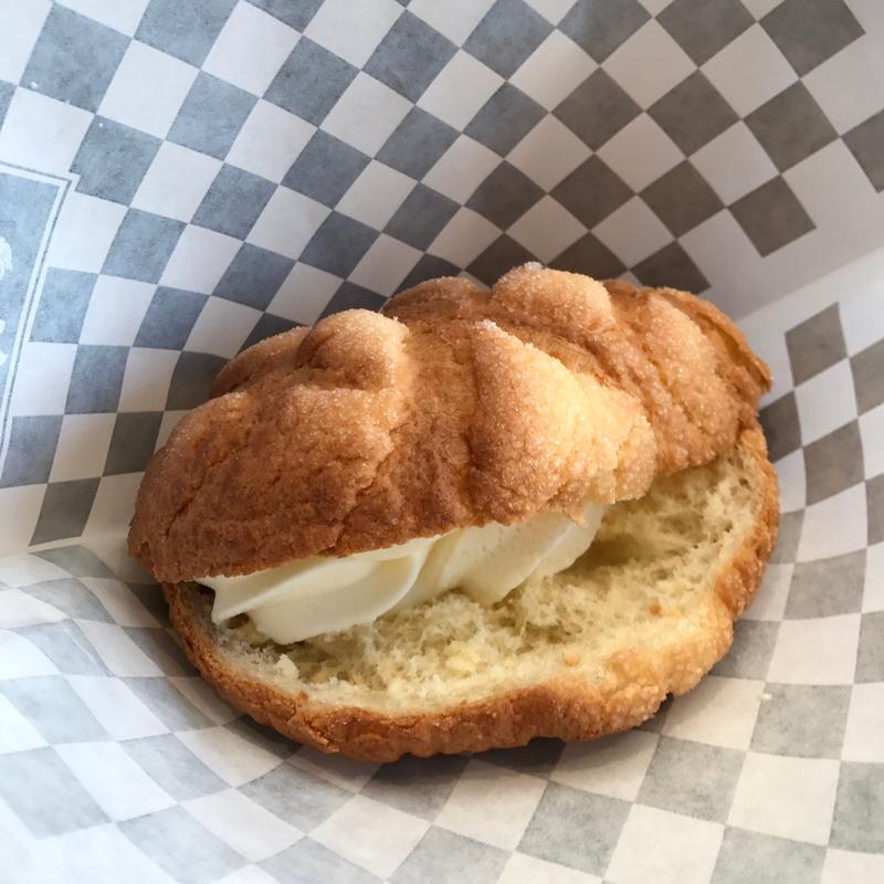 アイスメロンパン(バニラ)(花月堂 本店)