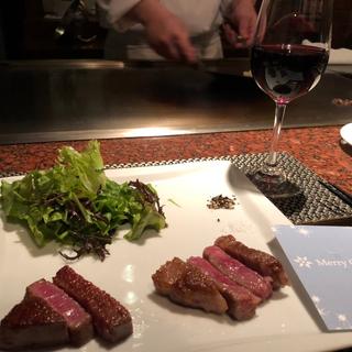 WAKANAステーキコース(ステーキ・鉄板料理　和かな　盛岡本店)