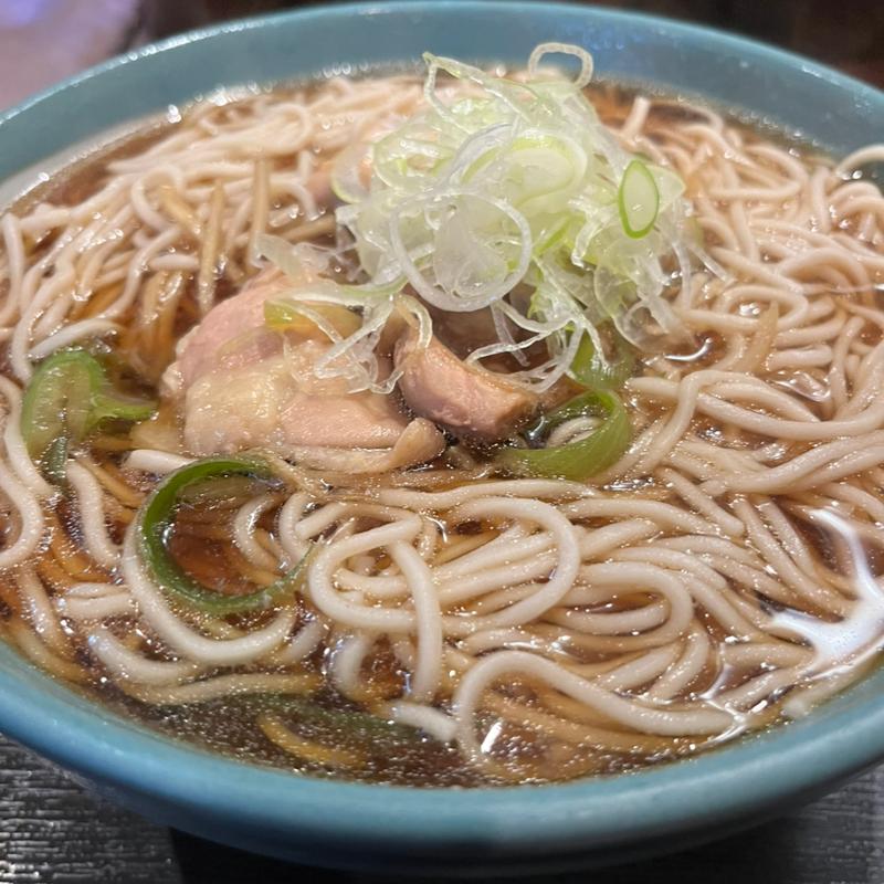 かしわそば(そば処 大番 テレビ塔本店)