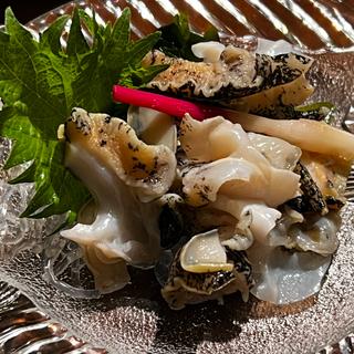 つぶ貝造り(活魚居酒屋 マルフク)