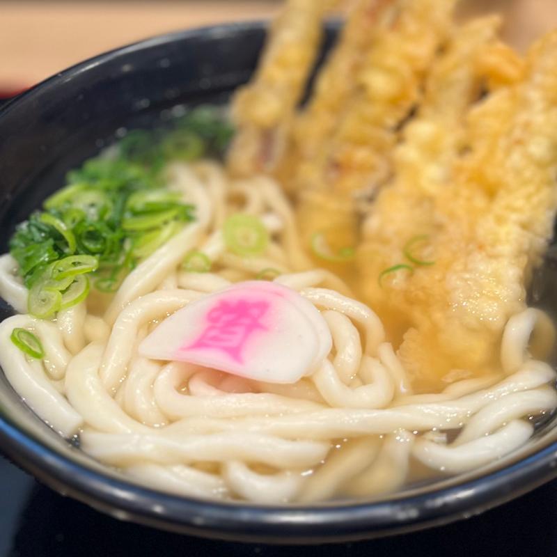ゴボ天うどん(資さんうどん 両国店)