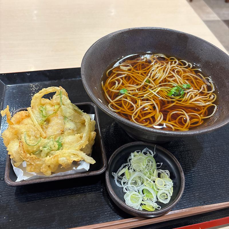 AKEかきあげそば(ゆで太郎 もつ次郎上尾平塚店)