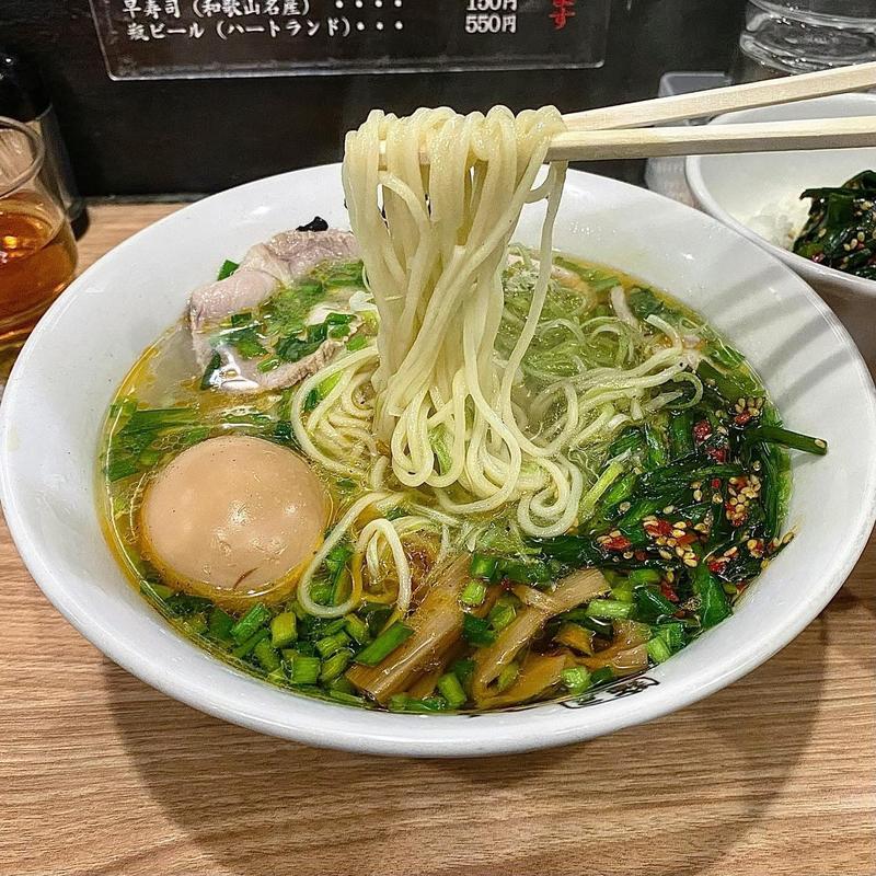 ニラそば ニラご飯付き(麺屋丈六 キーノ和歌山店)