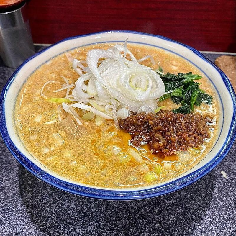担々麺 〆飯付き(烈志笑魚油 麺香房 三く)
