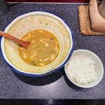 担々麺 〆飯付き(烈志笑魚油 麺香房 三く)