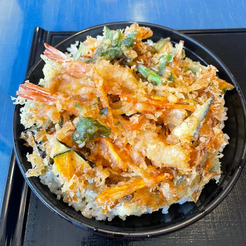 かき揚げ天丼(海石榴 （ツバキ）)