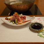季節のお刺身三点盛り