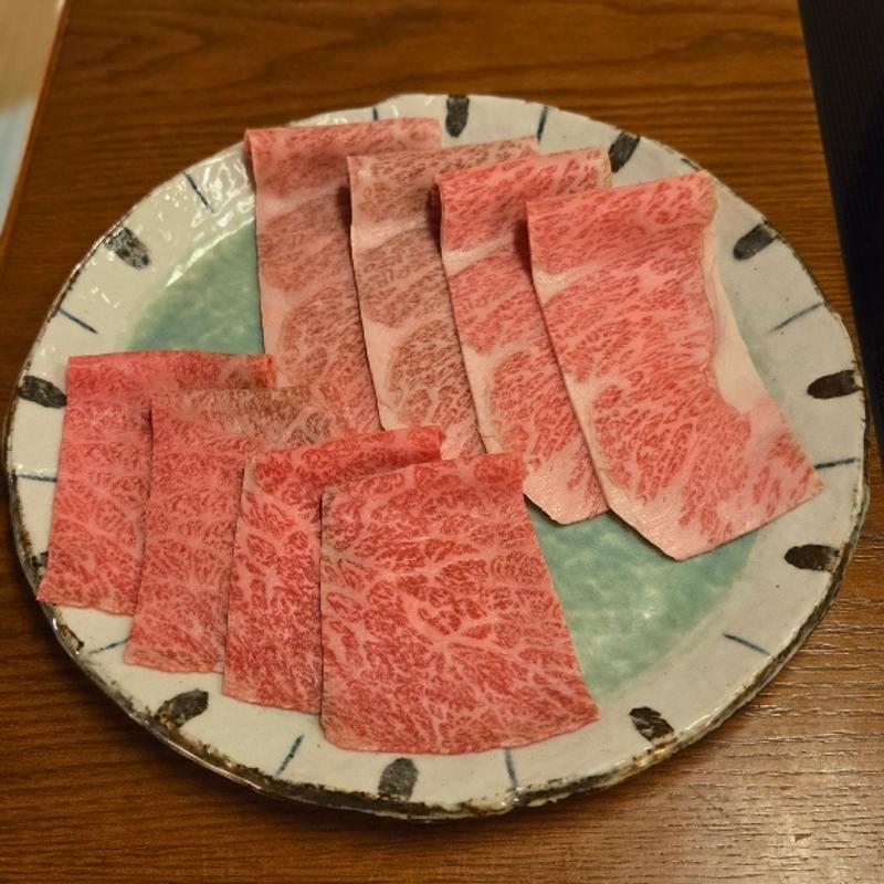 鳥取和牛ハネシタ 青森なみき和牛もも(北新地しゃぶしゃぶ きらく)