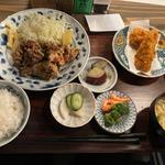 手羽とろ唐揚げ　(おかず2品ランチ)(炉ばた」。)