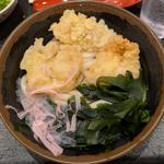 いか天わかめうどん(小)