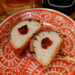 山芋しそ梅だれ巻き(もつ焼きごえん 野毛店)