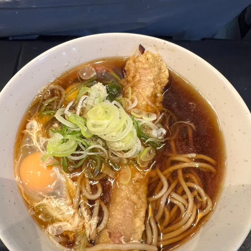 月見そば　ちくわ天(一由そば )