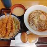 上天丼とそばセット(天丼てんや 蒲田店 )