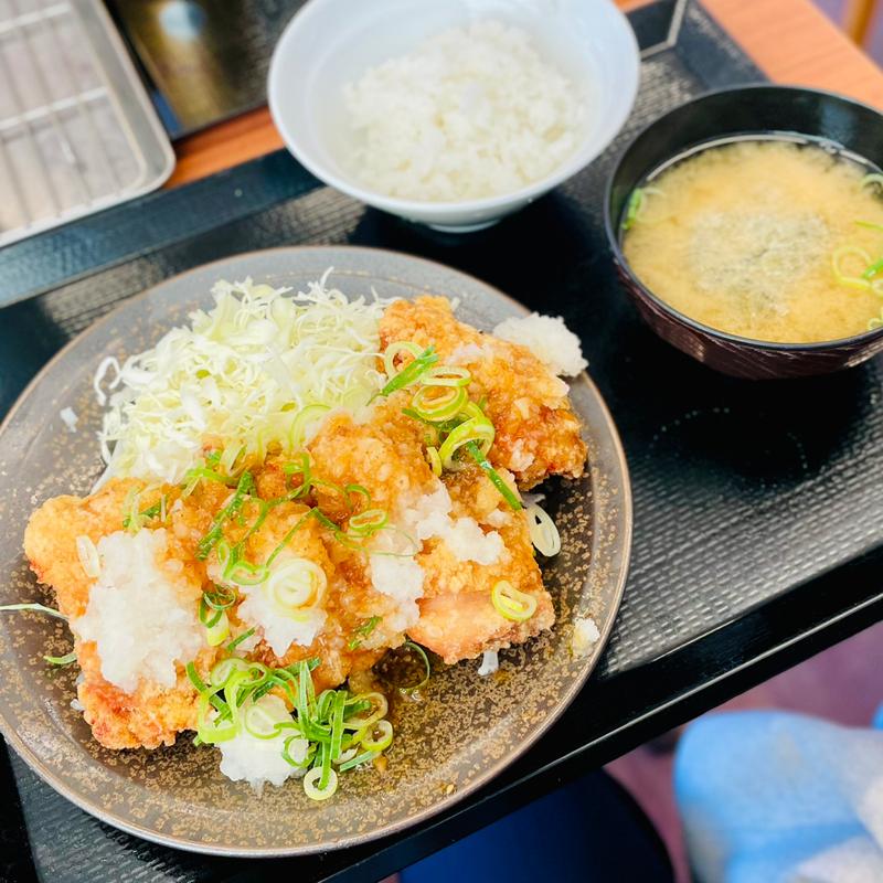 ねぎおろしからあげ定食(からやま 川越古市場店)