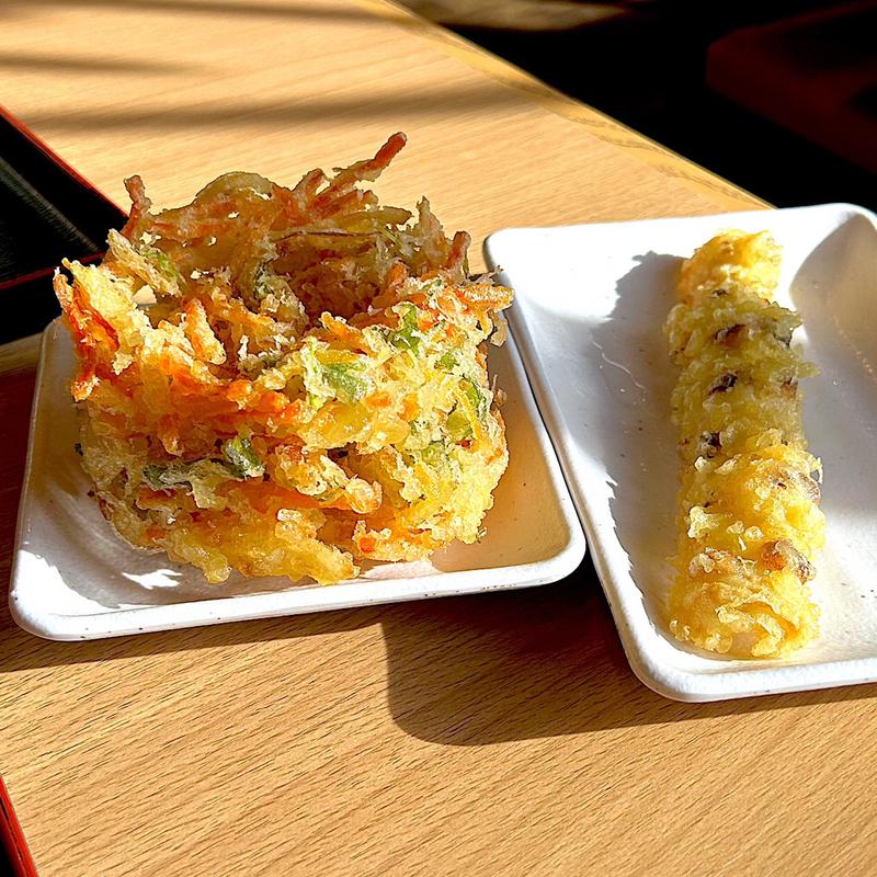 野菜かき揚げ店＆ちくわ天(そばの神田 町前屋 名取店)
