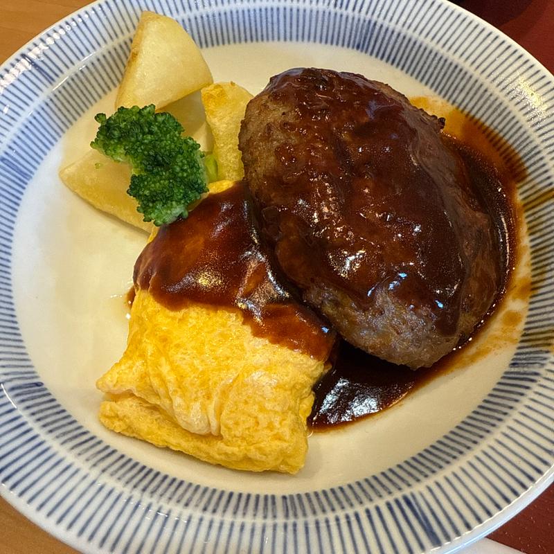 デミグラスハンバーグ(まいどおおきに食堂 藤井寺食堂)