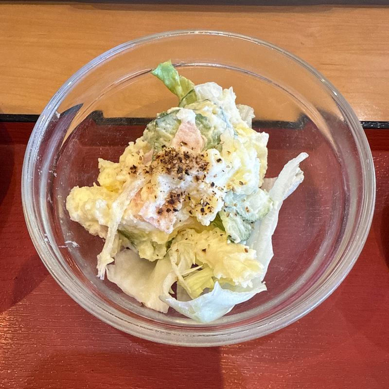 食堂のポテトサラダ(まいどおおきに食堂 藤井寺食堂)