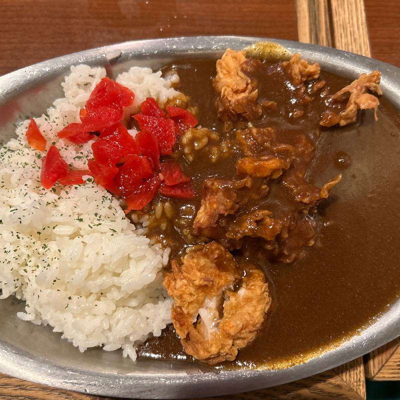 ザンギカレー(炭火居酒屋 炎 すすきの アーバンビル店)