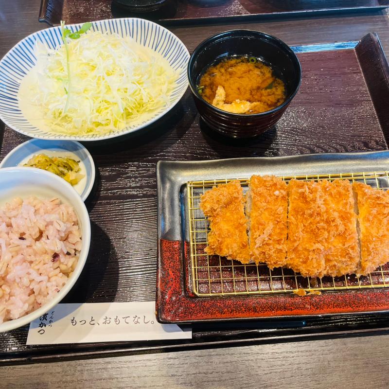 ロースかつ御膳(とんかつ濵かつ 福岡大池店)