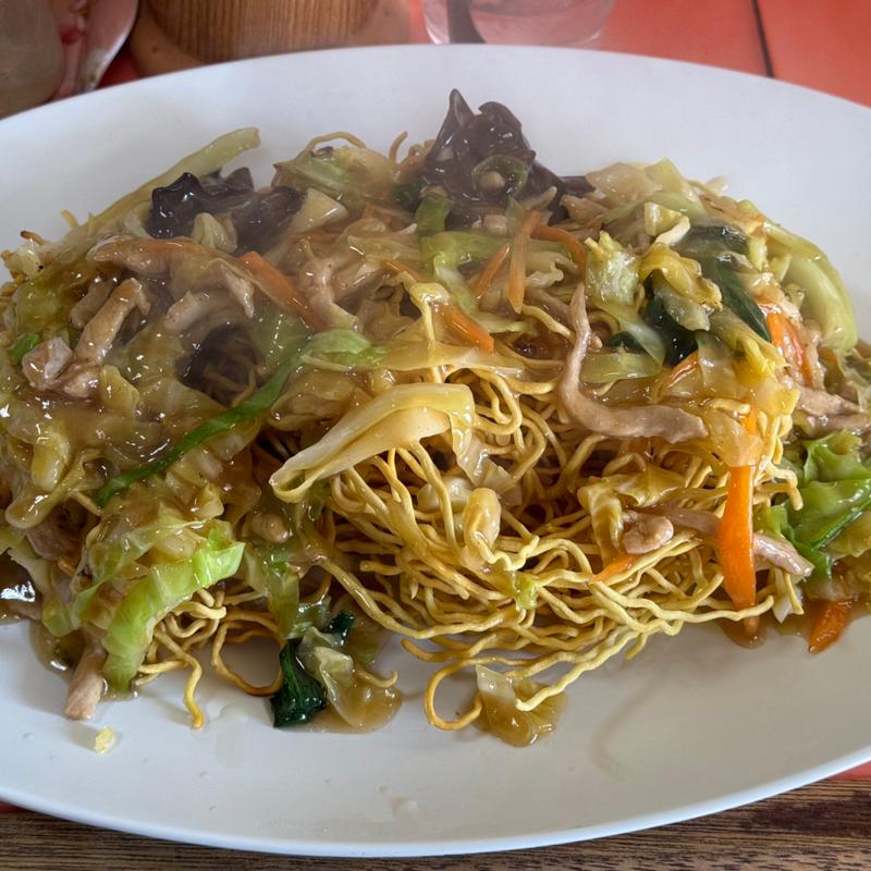 肉細揚げ焼きそば(とんとん )