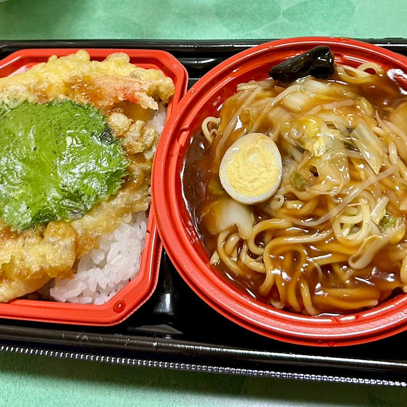 あんかけ焼きそば天丼セット(イトーヨーカドー 曳舟店)