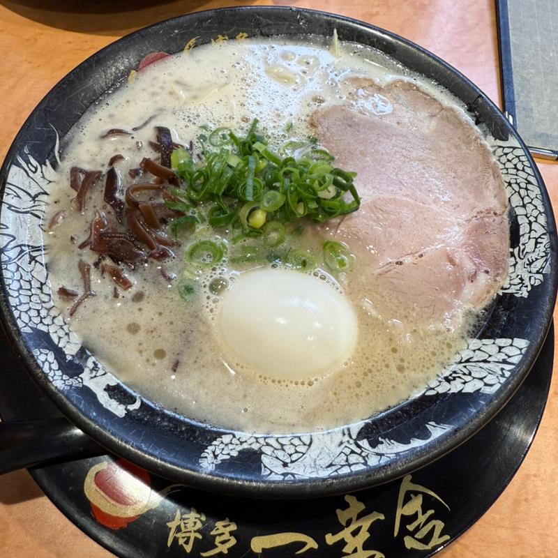 濃厚泡系豚骨味玉ラーメン(博多一幸一幸舎 博多駅筑紫口店)