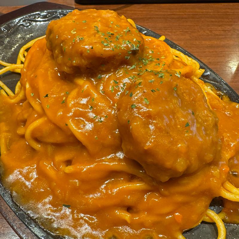 カニコロッケスパゲッティ(心斎橋ミツヤ)