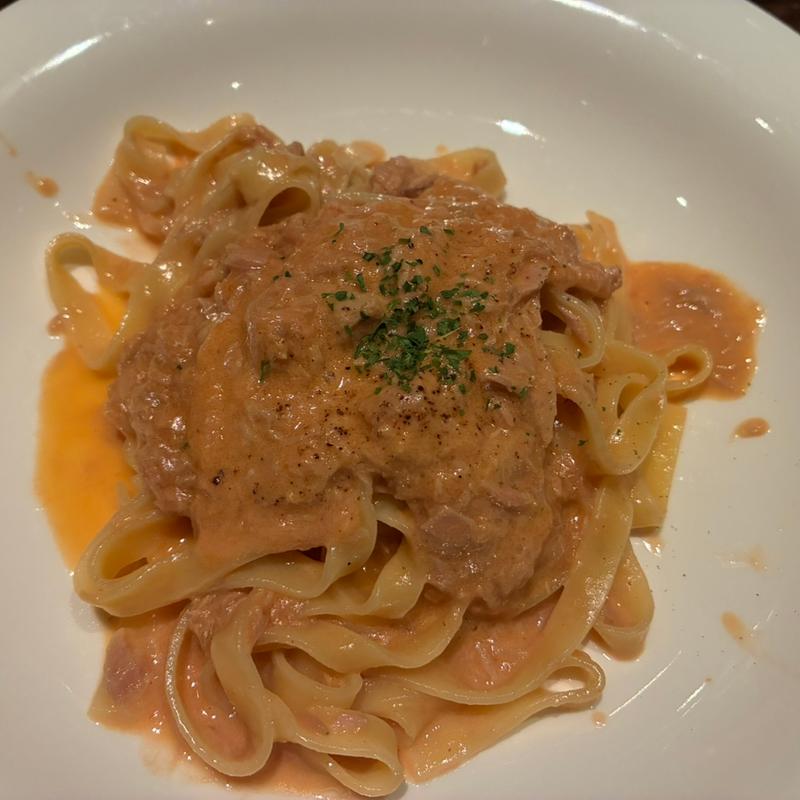 ランチセット　ツナのトマトクリーム(十四番館)