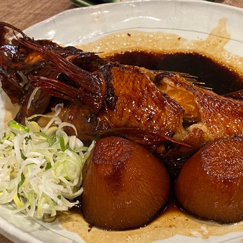 キンキ姿煮(酒と魚 希唯)