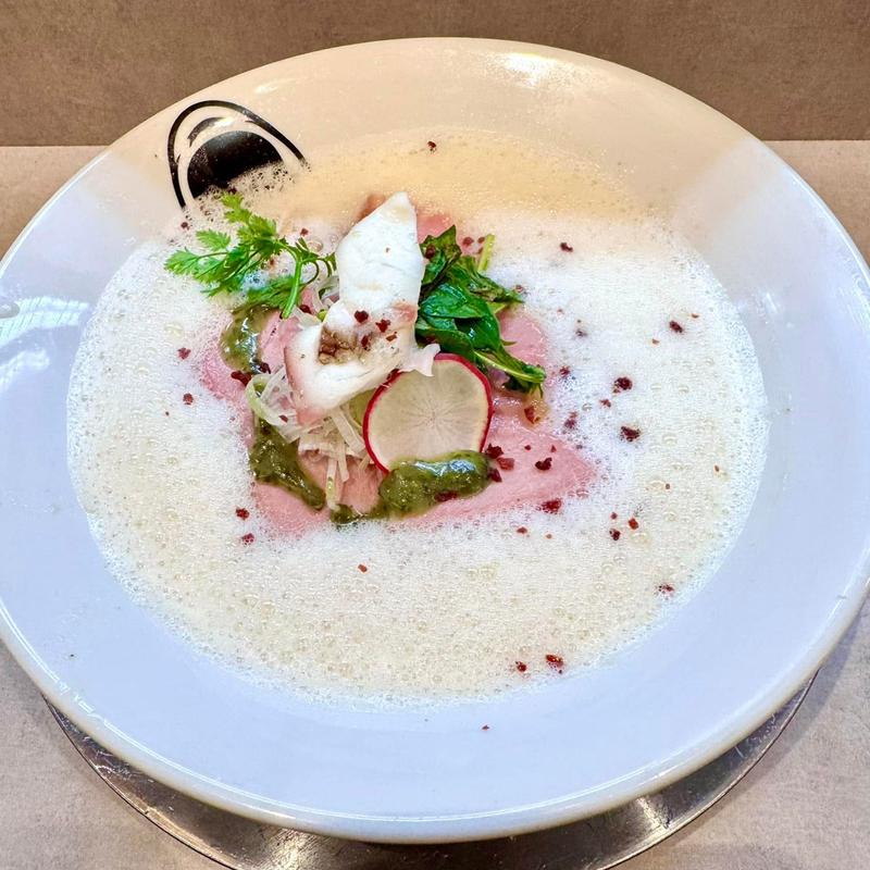 鯛のカルパッチョ白湯Soba(麺処 HACK)