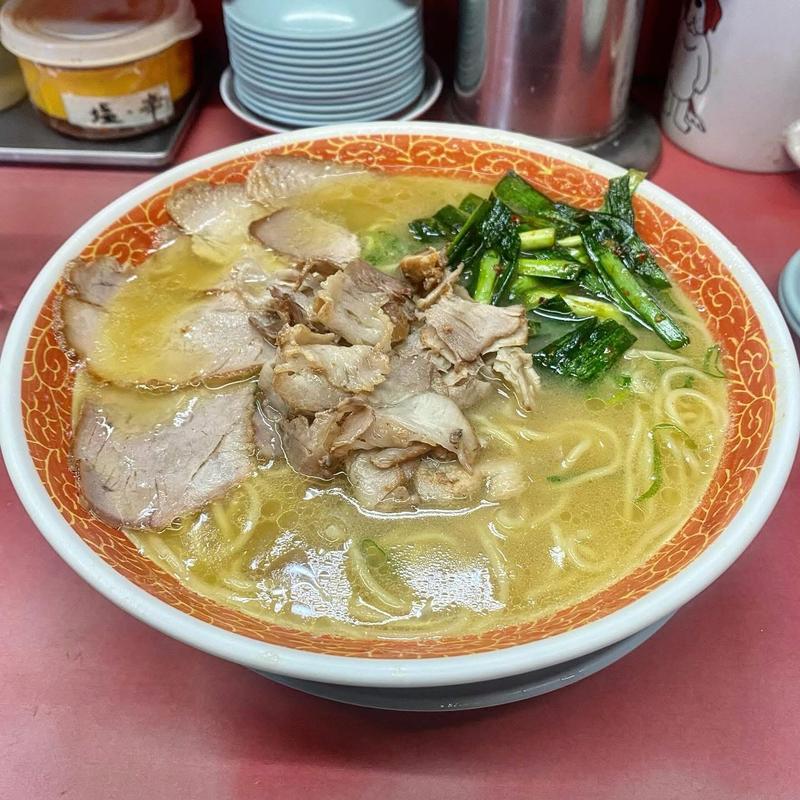 チャーシューメン 大 切りおとしチャーシュー ニラキムチ(天天，有)