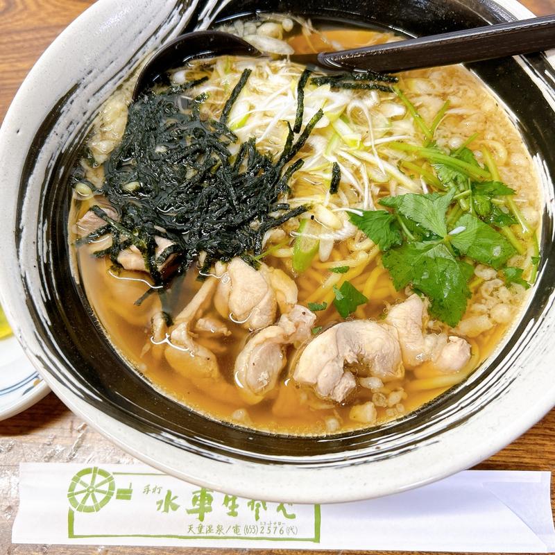 (手打 水車生そば)