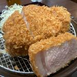 極厚ロースかつ定食(肉屋食堂　たけうち)