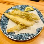 わかさぎの天麩羅(天然本まぐろ ありそ鮨し グランスタ東京店)