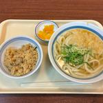 朝うどん(鶴丸饂飩本舗 谷町１丁目店)