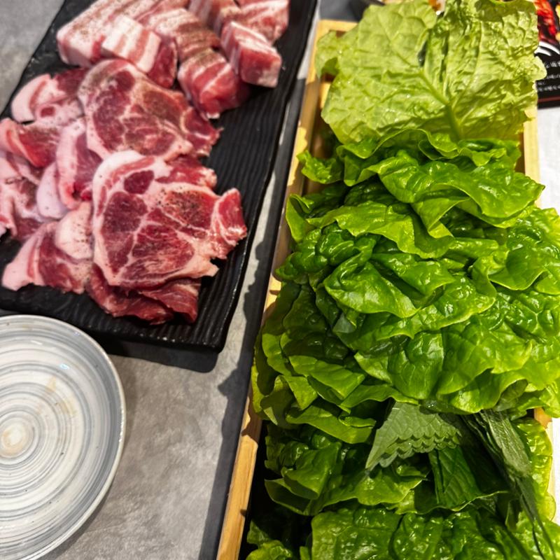 サムギョプサル（豚バラ、肩ロース）(まだん 鶴橋店 )