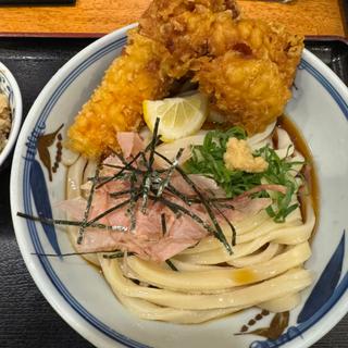 とりちく天ぶっかけ(熟成うどん なかや)