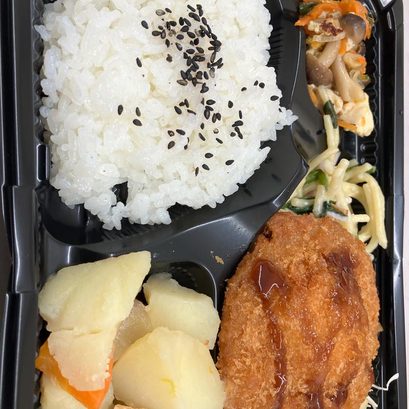 日替わりランチ　ハムエッグフライ(テイクアウト&デリ musha)