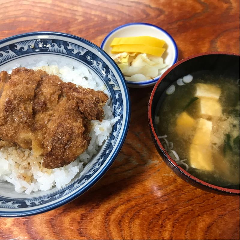 下仁田かつ丼（ハーフ）(きよしや食堂 )