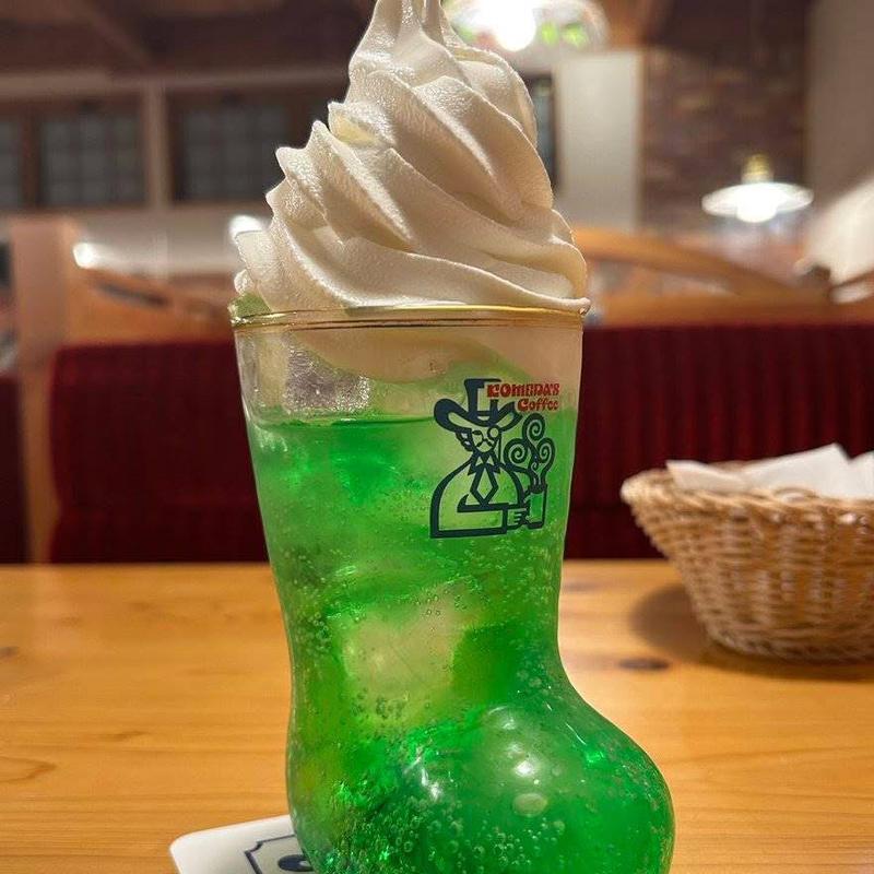 クリームソーダ(コメダ珈琲店 東京医科大学病院店)