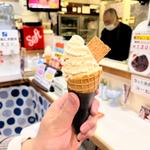 ピーナッツソフトクリーム(喫茶マリン)