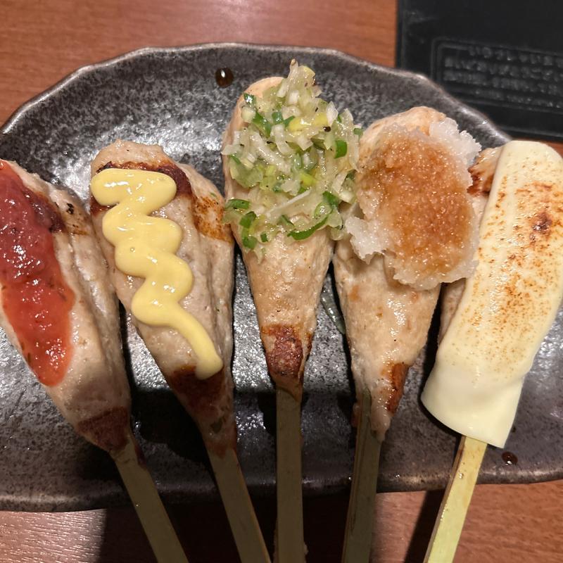 生つくね盛り合わせ(炭火居酒屋 炎 すすきの アーバンビル店)