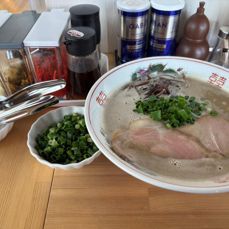 とんこつラーメン(中華蕎麦 自遊仁)
