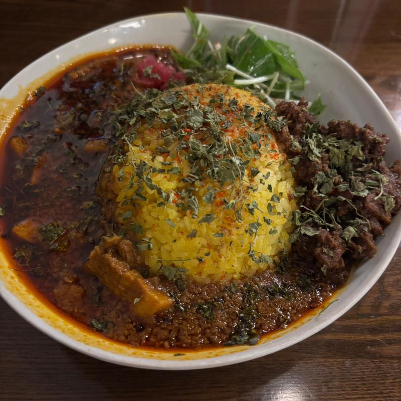 かつおポーク＆ラムキーマ(スパイスカレー6時間)