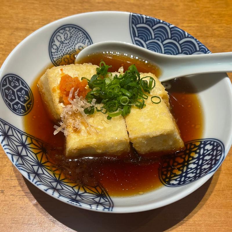 揚げ出し豆腐(両国湯屋江戸遊 お食事処北斎)