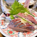 天然小あじ姿握り