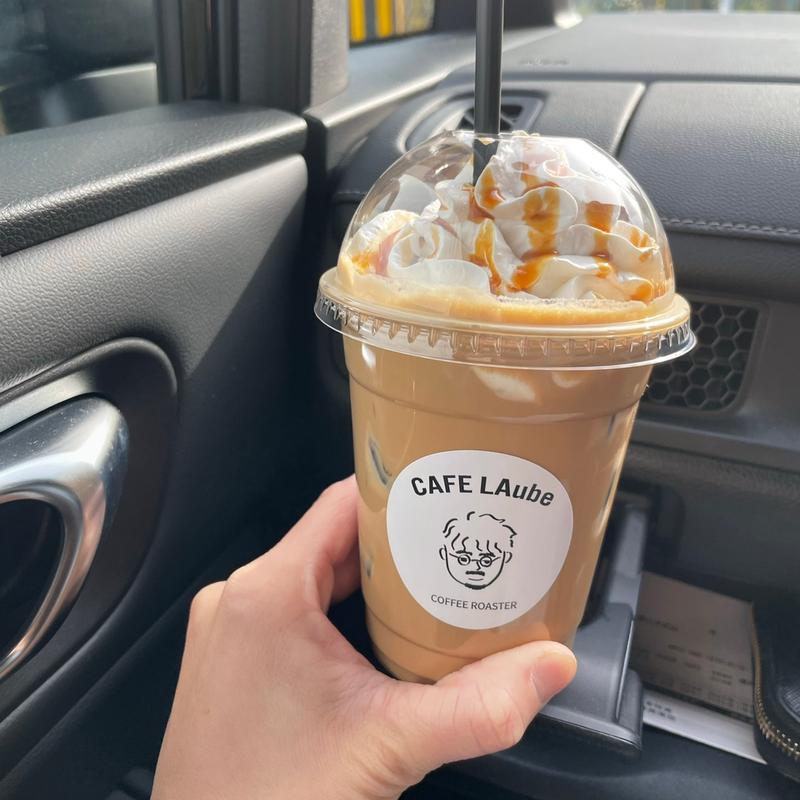 キャラメルアイスラテ(Cafe LAube(カフェローブ) 厨川店)
